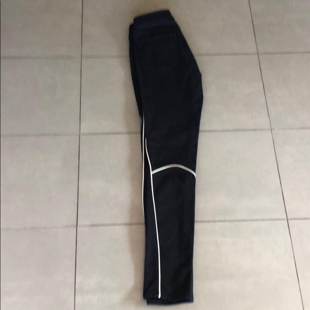 Rag and bone black jean white piping